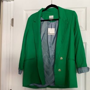 Green Blazer Jacket